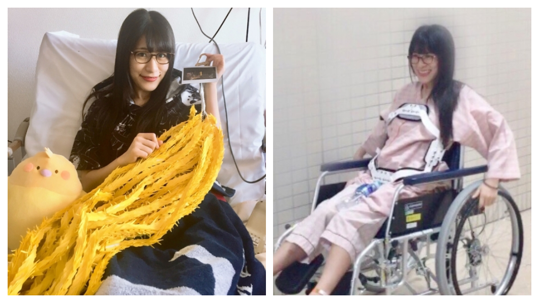 女偶像走路遭看板砸腰 脊髓受損下半生恐坐輪椅