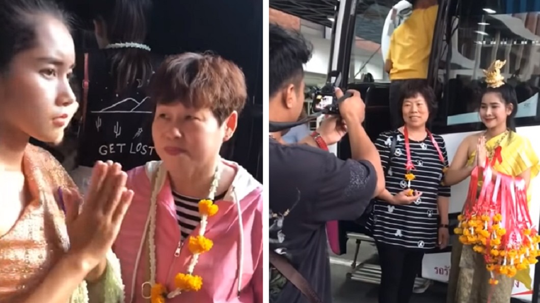泰國正妹「專業變臉」迎旅客 笑容只想給鏡頭