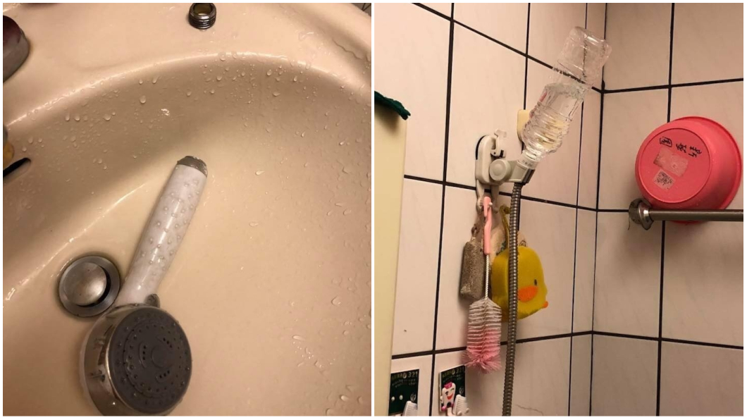 洗到一半...蓮蓬頭鬧罷工　他DIY用這招讓它復活
