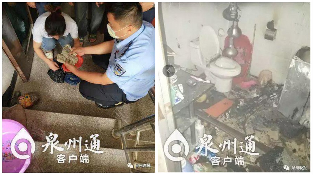 家裡失火卻不肯逃 老伯大哭:119萬私房錢藏天花板
