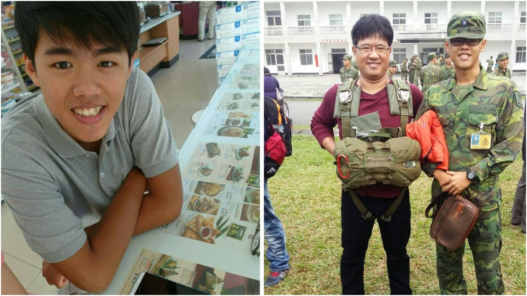 父子都軍職！傘兵爸親手掛「傘徽」　盼兒度過難關