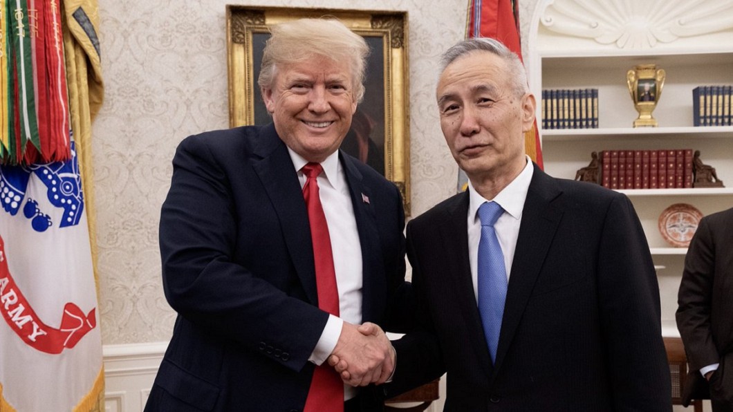 川普白宮笑迎劉鶴　美中貿易糾葛仍難解