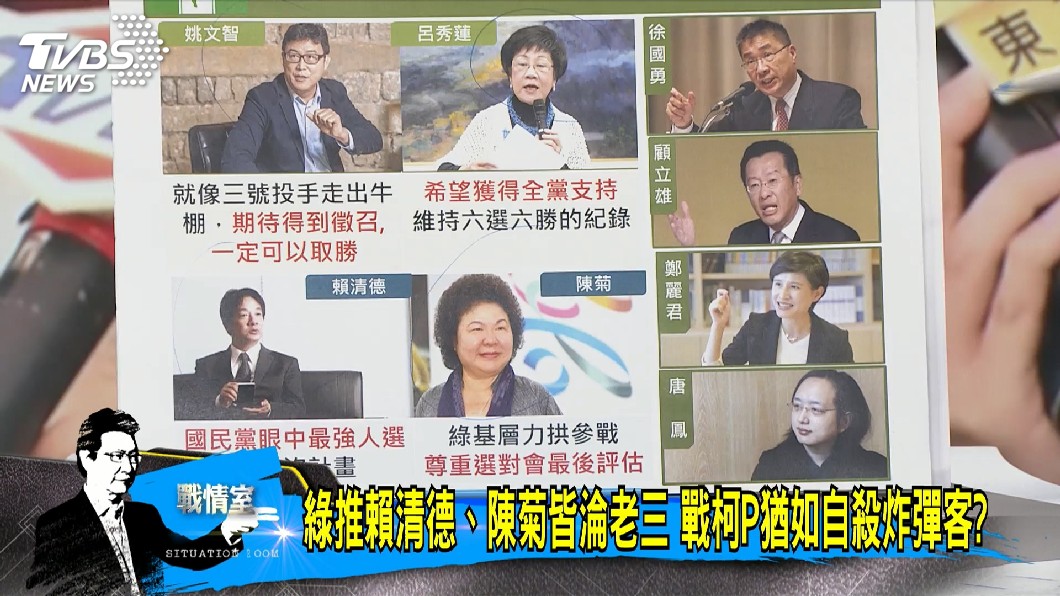 藍綠白大對抗 誰是戰柯文哲最強人選?