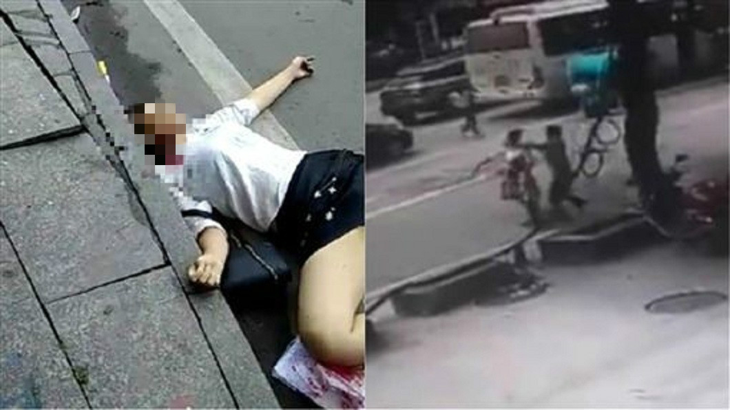 剛離婚就讓她死 狠男在兒面前大街割喉前妻