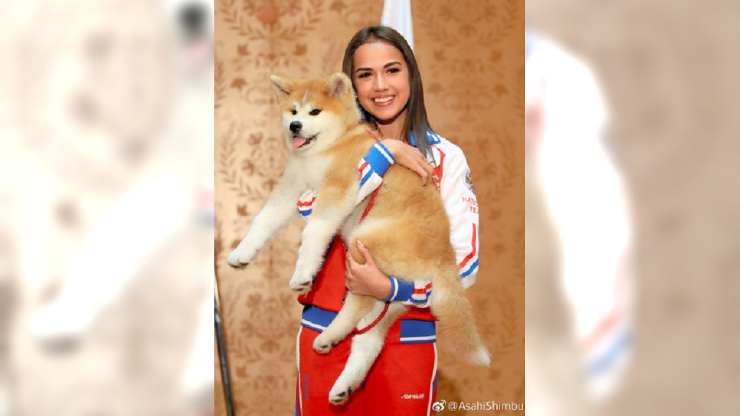俄國滑冰女將加持　日本秋田犬揚名海外