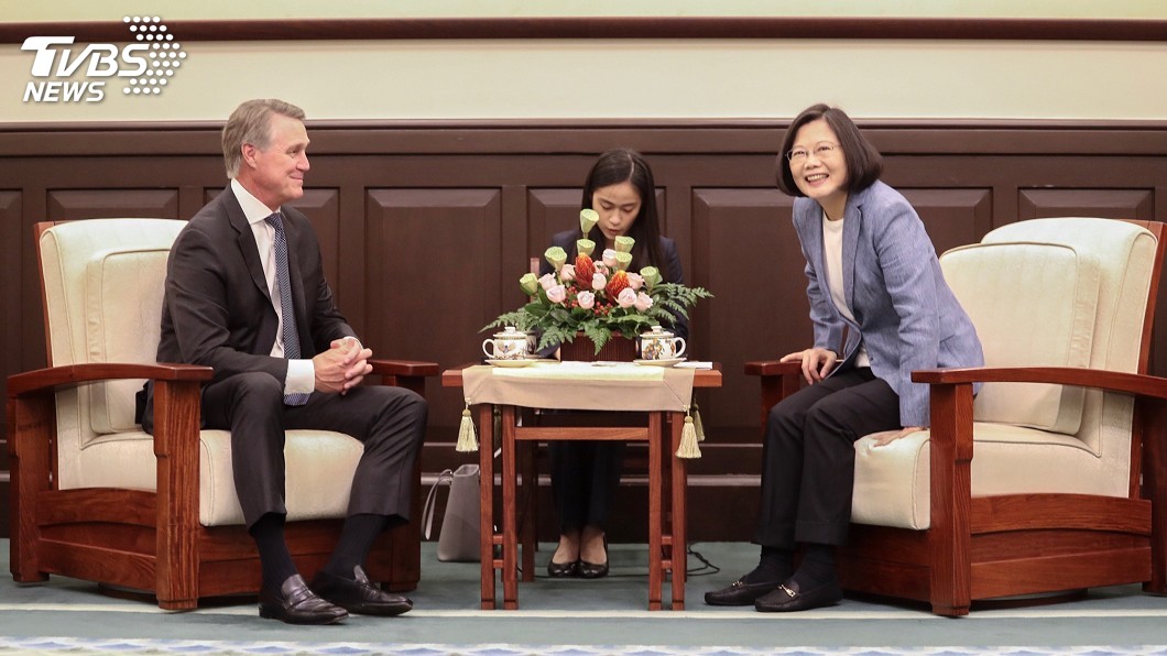 見美參議員 總統:愈來愈多好友為台灣打氣