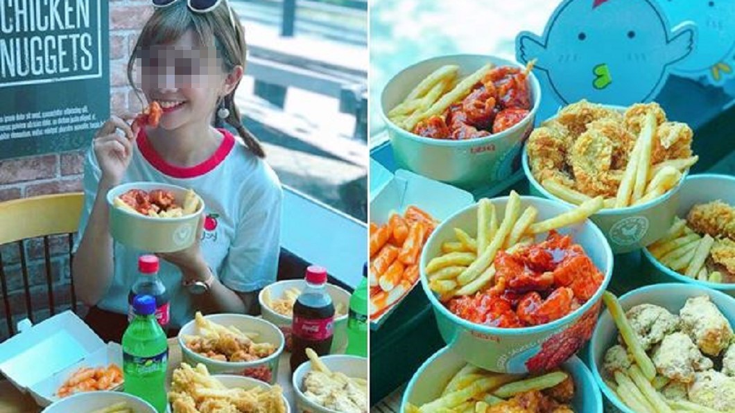 點滿桌韓式炸雞!遭爆「一口沒吃」拍完照倒光 網美道歉