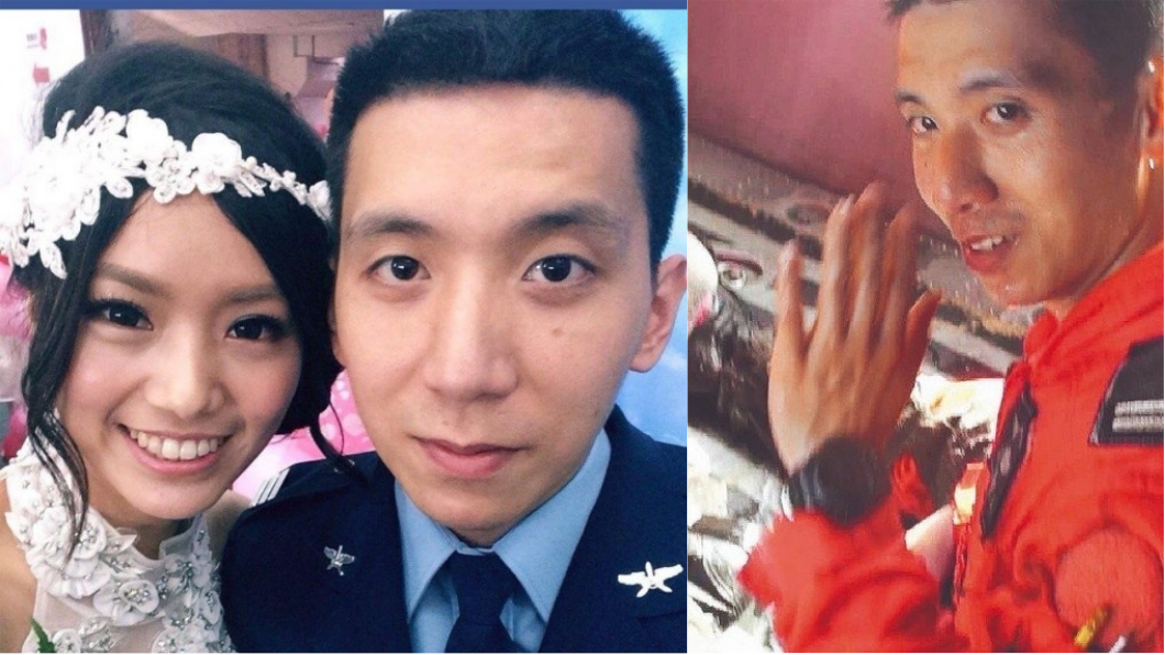 失聯飛官與妻同在空軍服役 家屬同袍集氣守候