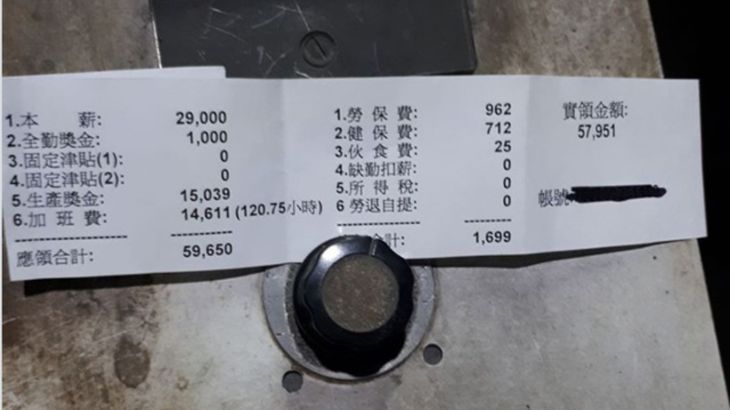 他公開月薪59K明細 網友不羨慕反嘆「好可憐」
