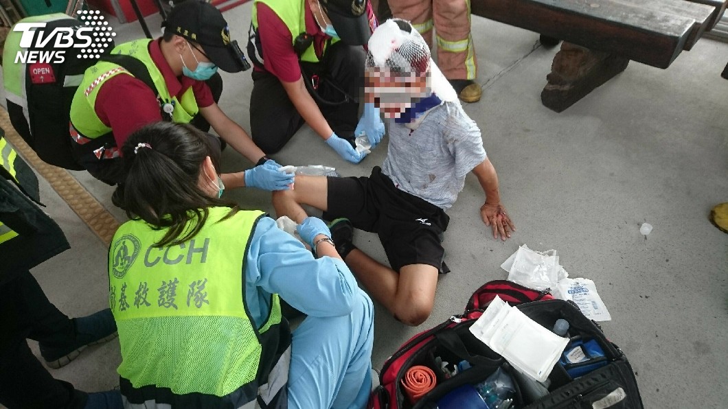 快訊／火車進站男子跌落月台遭撞飛　重傷送醫