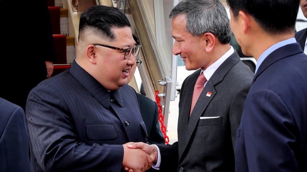 新加坡外交部長:金正恩抵達新加坡