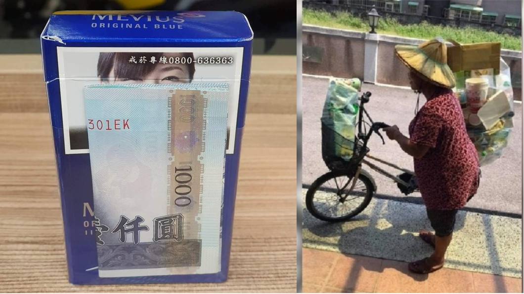 亂丟菸盒被拾荒阿嬤撿起　他不拿回卻被網友讚爆