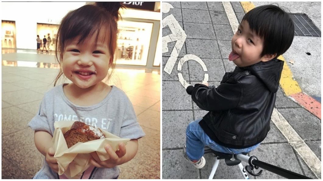 六月和老公李易兩人目前育有一對子女，妹妹Shinny(左)、哥哥Star(右)相當可愛。圖／翻攝自六月IG
