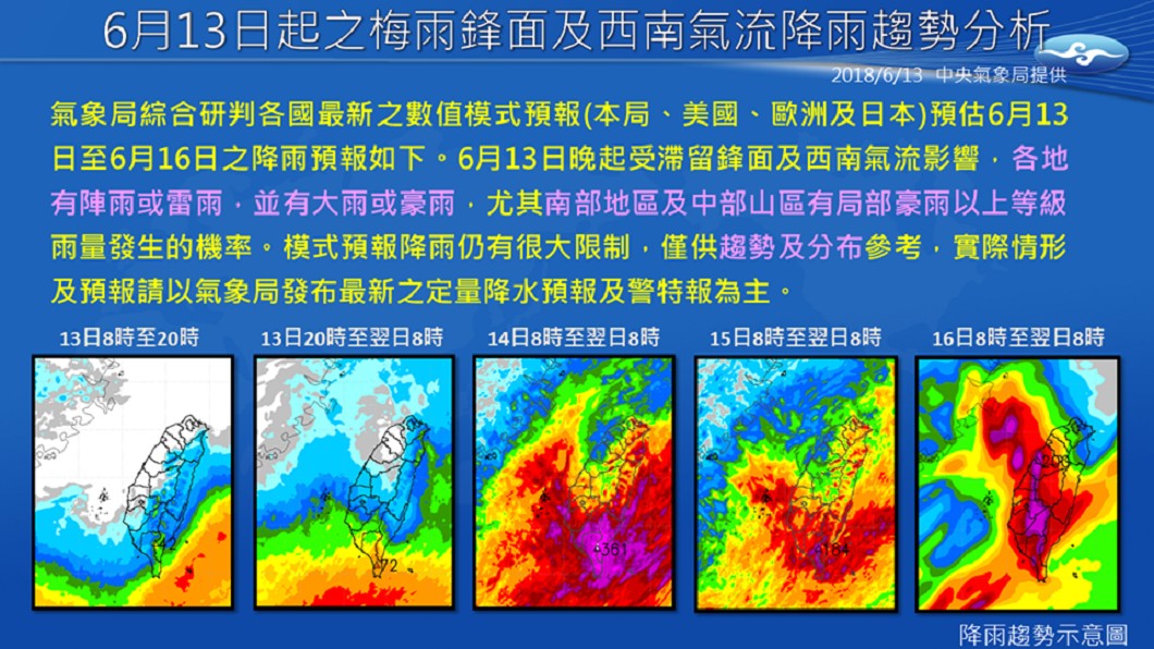 好天氣說掰掰!本週降雨趨勢這張圖報你知