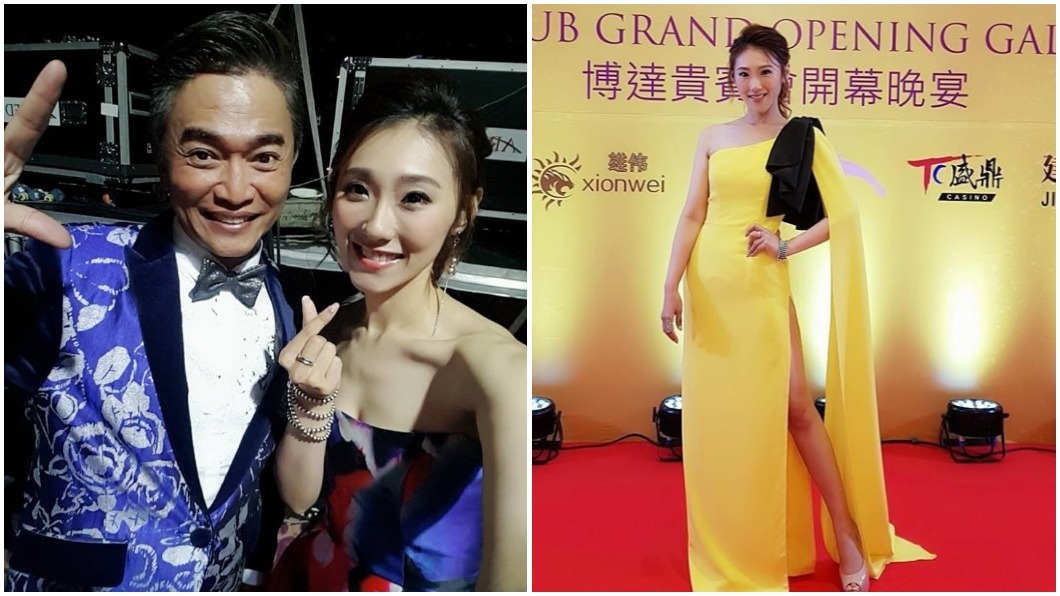 吳宗憲問「有沒有找謝金燕阿?」謝金晶巧妙的回答,逗得台下觀眾哈哈大笑。 圖/翻攝自謝金晶臉書