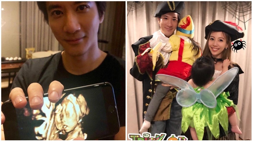 王力宏曬五官深邃「同框父子照」,讓不少網友大讚遺傳到爸爸的好基因。圖/翻攝自王力宏IG