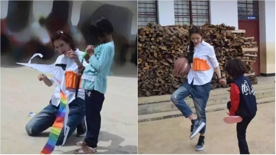 合成圖/林志玲微博