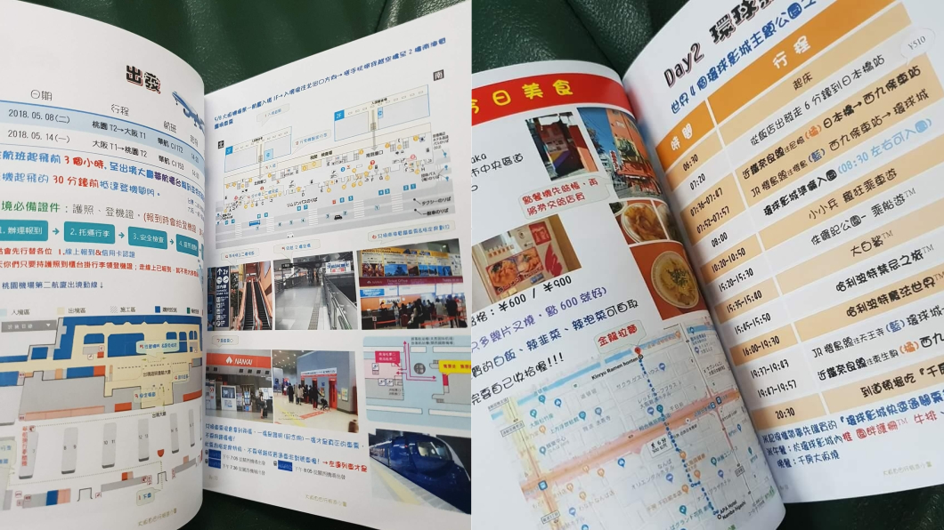 怕姪女出國迷路 姑自製62頁超狂旅遊「懶人包密技」