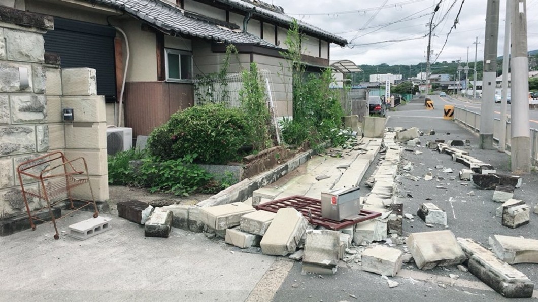 日本大阪地牛翻身　6.1地震已釀60死傷