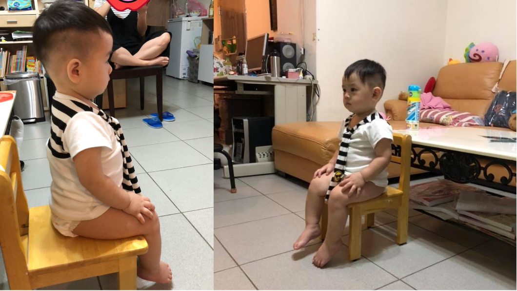 1歲兒嚴肅看巧虎「坐姿超挺」 網:在看莒光園地吧
