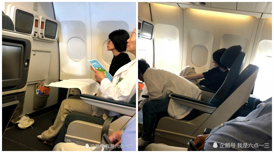 網友還捕捉到王菲和經紀人陳家瑛同行。(圖/翻攝自微博)
