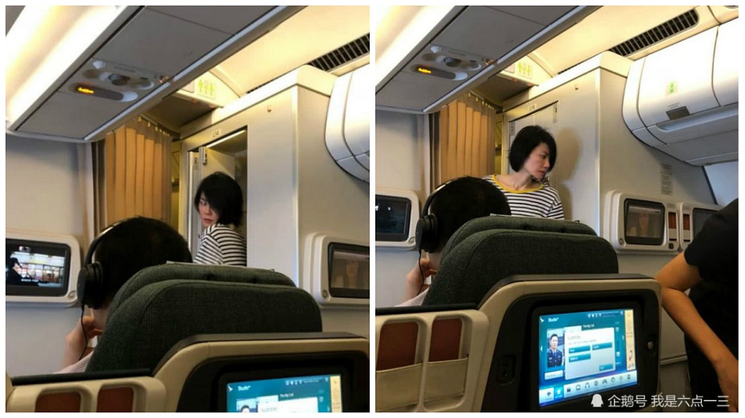 民搭機等廁所 意外捕捉「野生王菲」