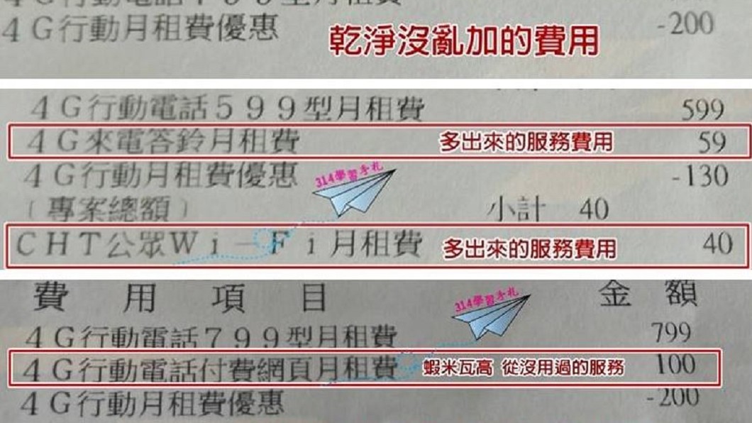 辦完499...帳單多「付費陷阱」 他喊:別傻傻繳錢