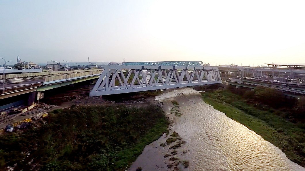 中捷筏子溪鋼桁架橋 國內軌道最長單跨橋梁