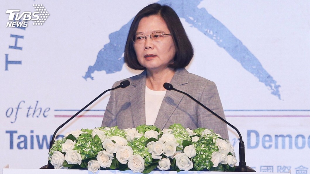 中國持續打壓 蔡總統:台灣民主不會走回頭路