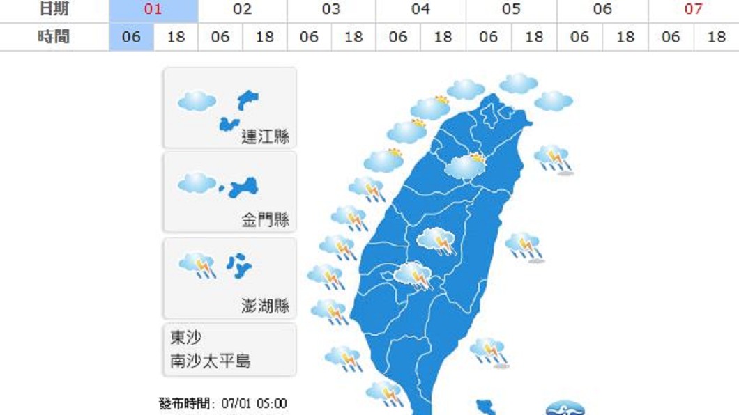圖/中央氣象局