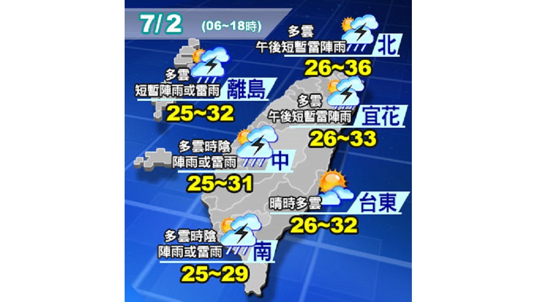 圖／中央氣象局