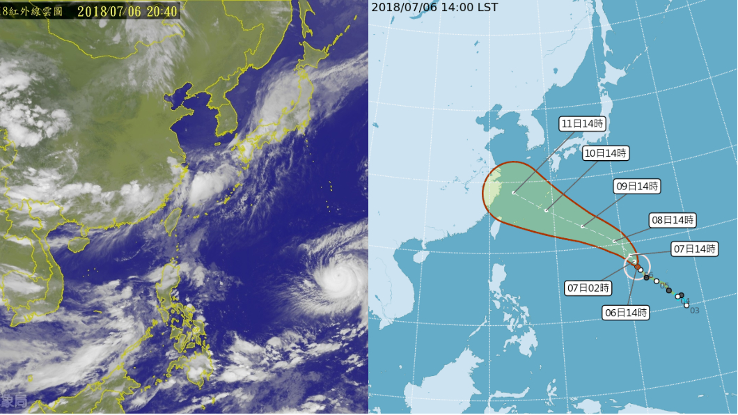 強颱瑪莉亞暴風圈再擴大?預估「這天」最接近台灣