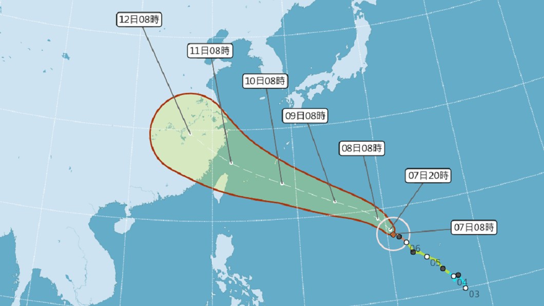 瑪莉亞颱風「這天」最近台灣 專家:強颱等級