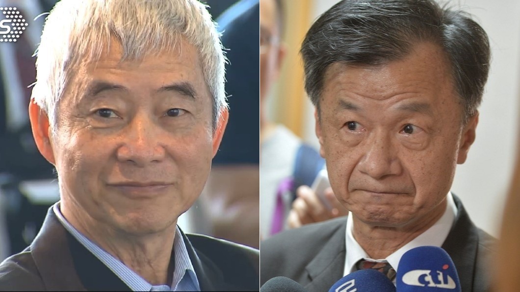 賀陳旦(左)、邱太三。合成圖／TVBS、中央社