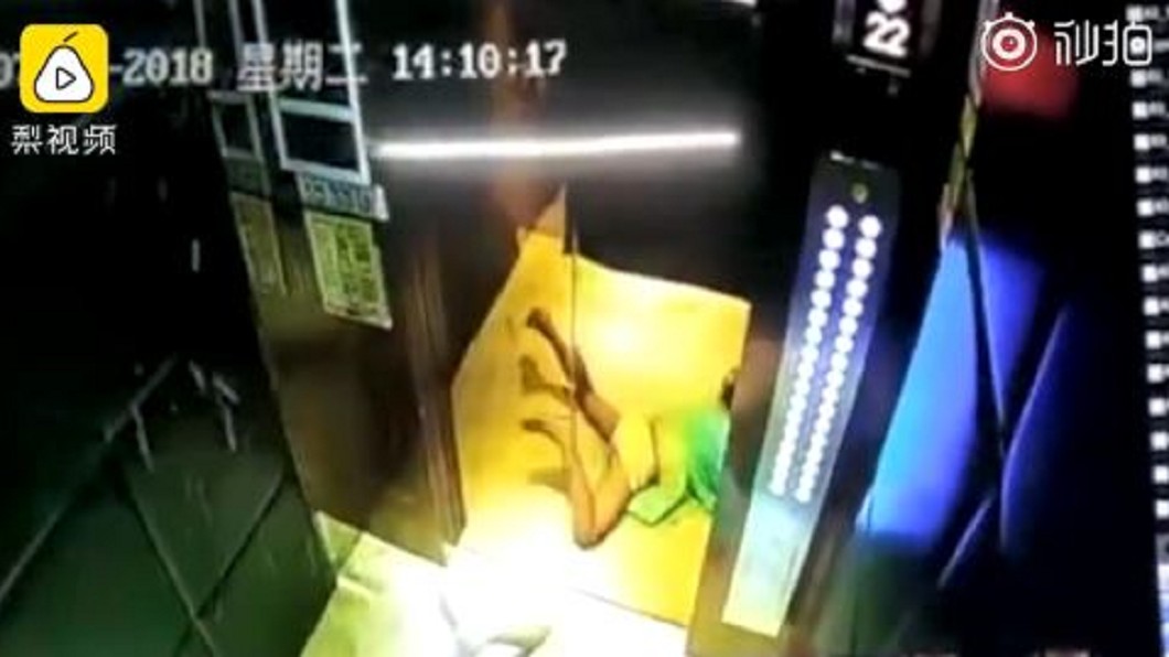 陸女童玩綁繩遊戲　困電梯遭吊起後重摔