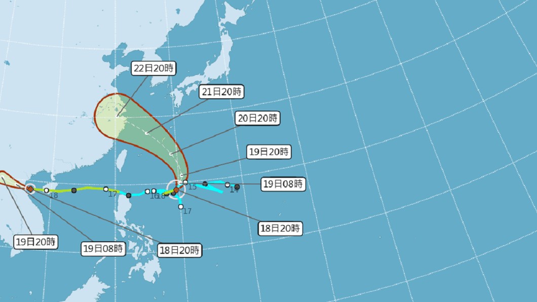 一週2颱! 10號輕颱「安比」今晚生成