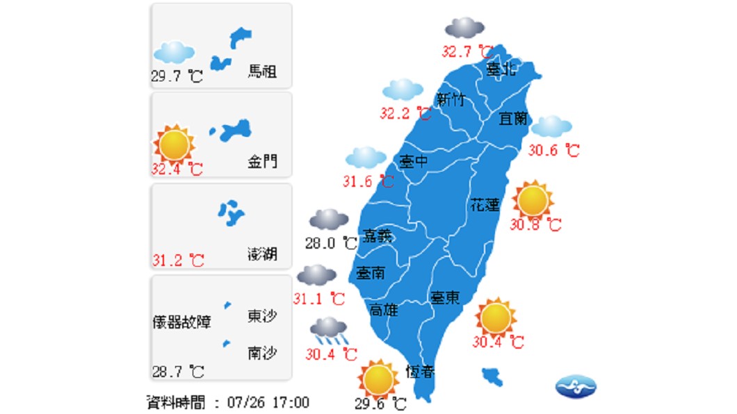 圖／中央氣象局