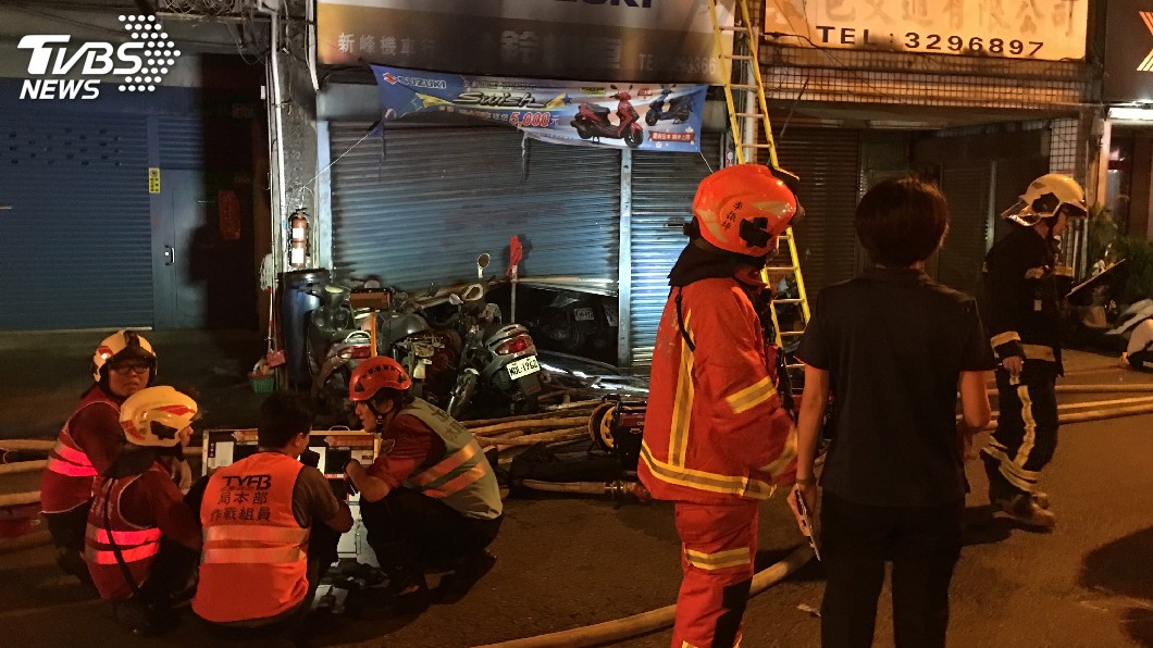 龜山機車行深夜大火　1死5傷