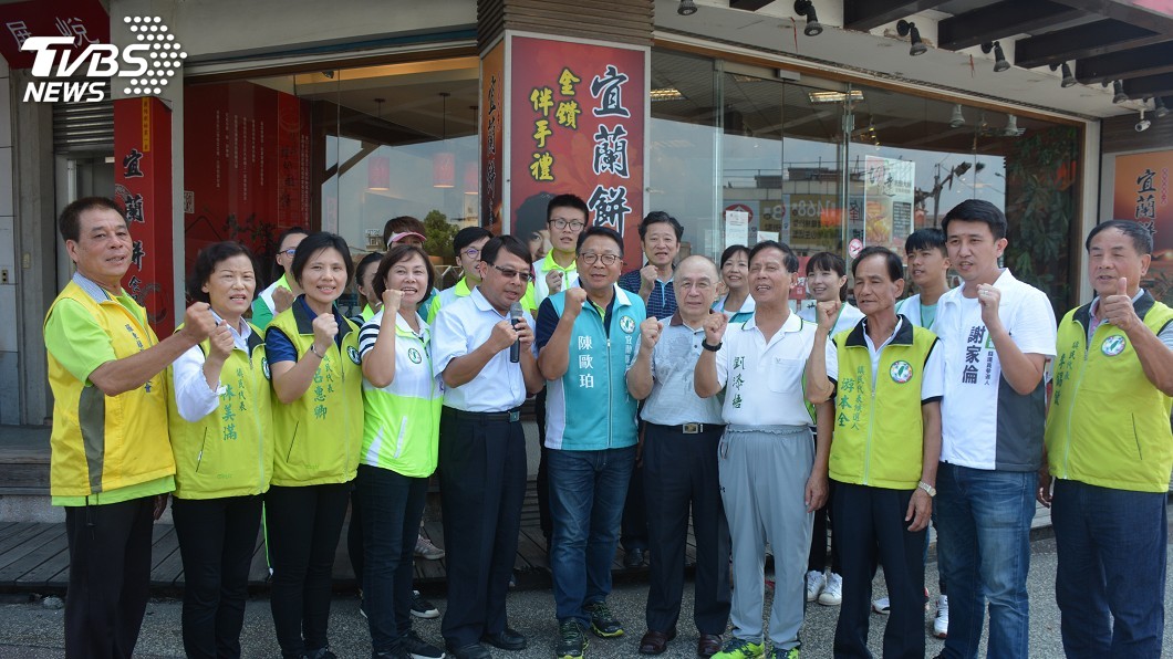 新看板上架　陳歐珀與民進黨籍參選人齊造勢