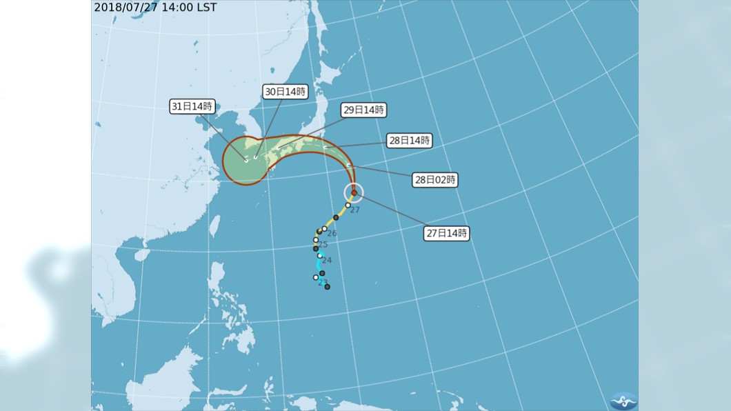 連日酷暑列「天災」　雲雀颱風明晚登陸日本