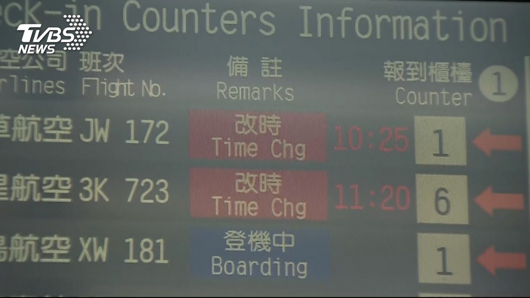 雲雀襲日！台遊客行程大亂　航班延誤5小時