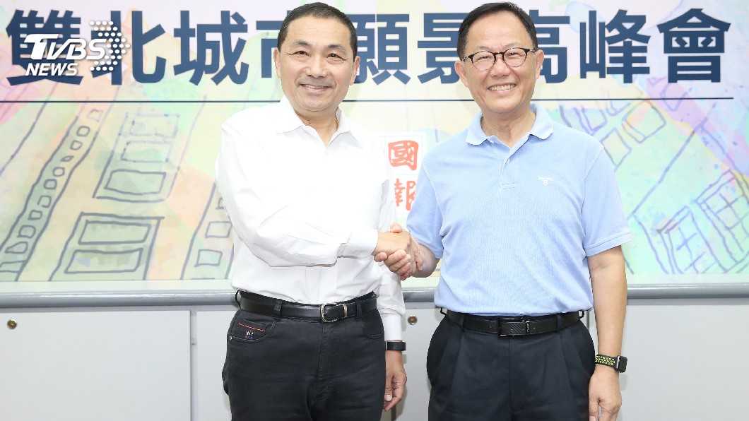 丁守中、侯友宜首度合體　握手致意談政策