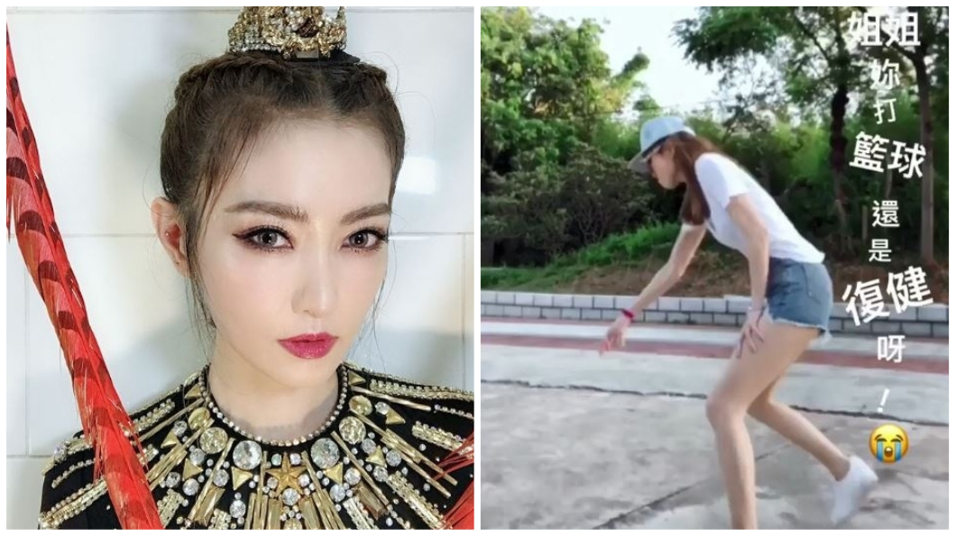 「姐姐」謝金燕上籃秀筷子腿　網友驚呼：也太美！