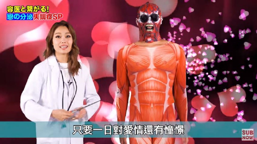 搞笑!容祖兒化身俏醫師 解說失戀症狀