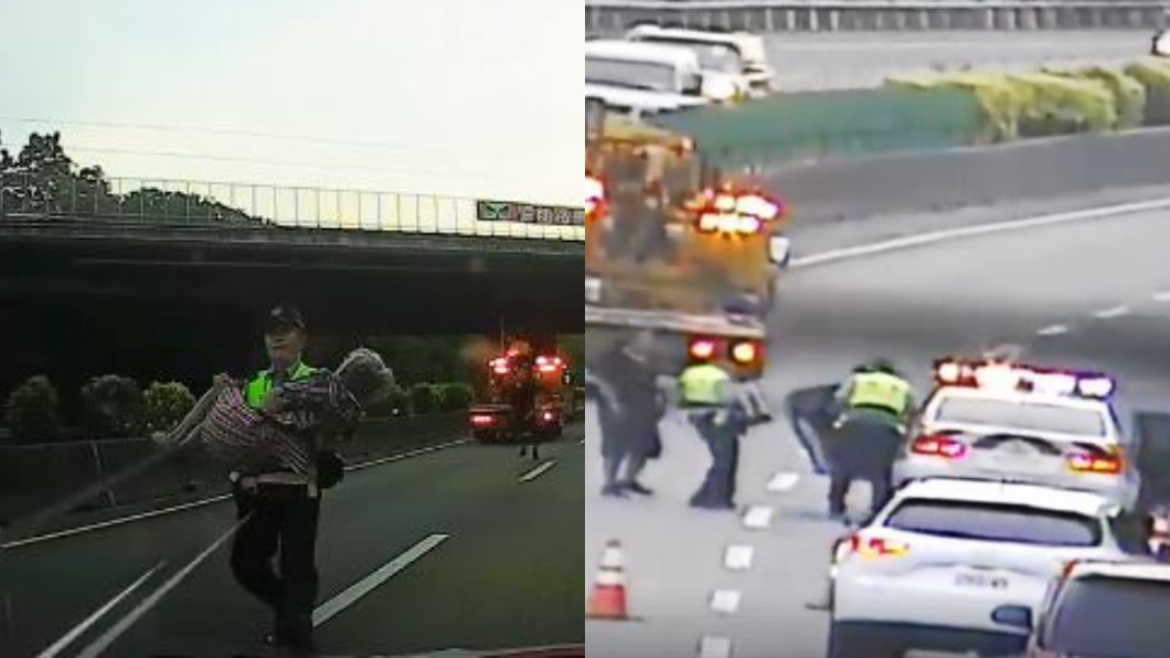 翻攝自/國道公路警察局影片