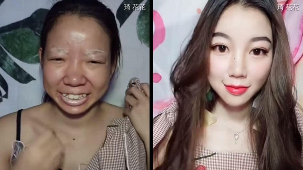 嚇..嚇壞了!超強「網美」化妝術 英國網友:是巫術?