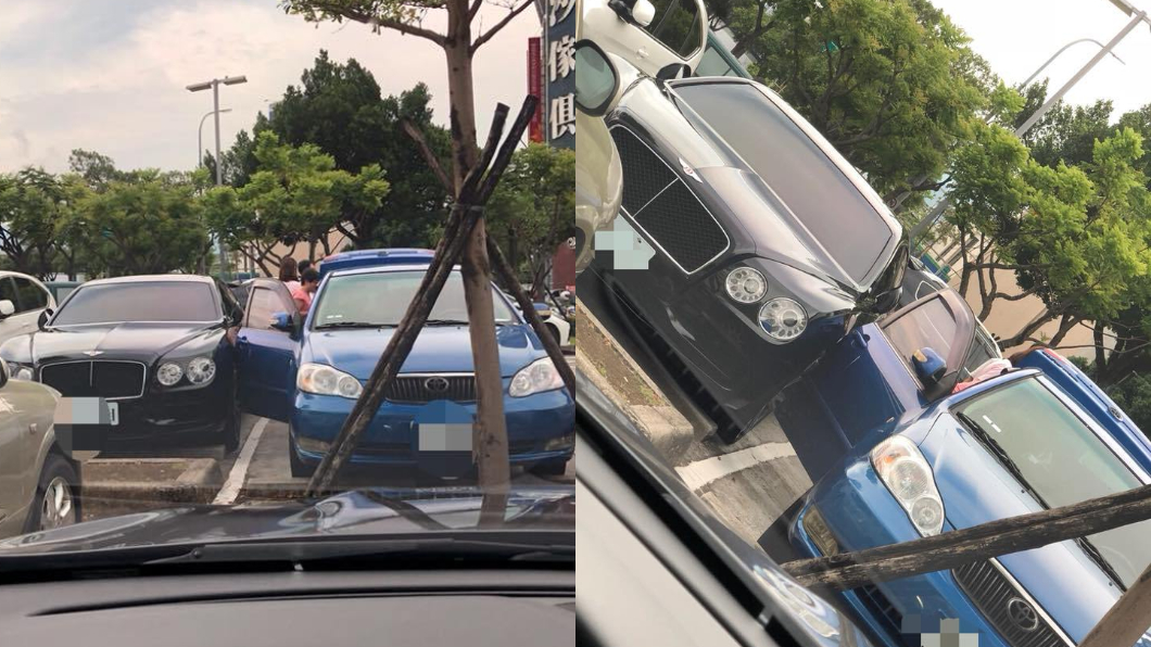 大媽霸氣開車門秒刮賓利 網吐槽:賣車還不夠局部烤漆