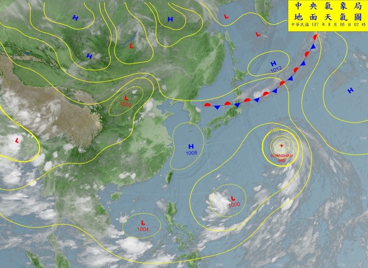 圖/翻攝自中央氣象局