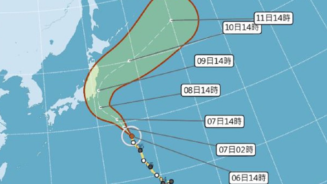 日本5度飆破40度! 珊珊颱風週三撲關東