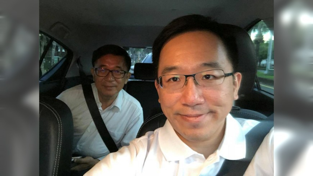 陳致中感性PO文「難得開車載老爸」　父親節同框陳水扁